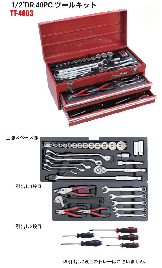 Pro-AutoツールキットTT4003